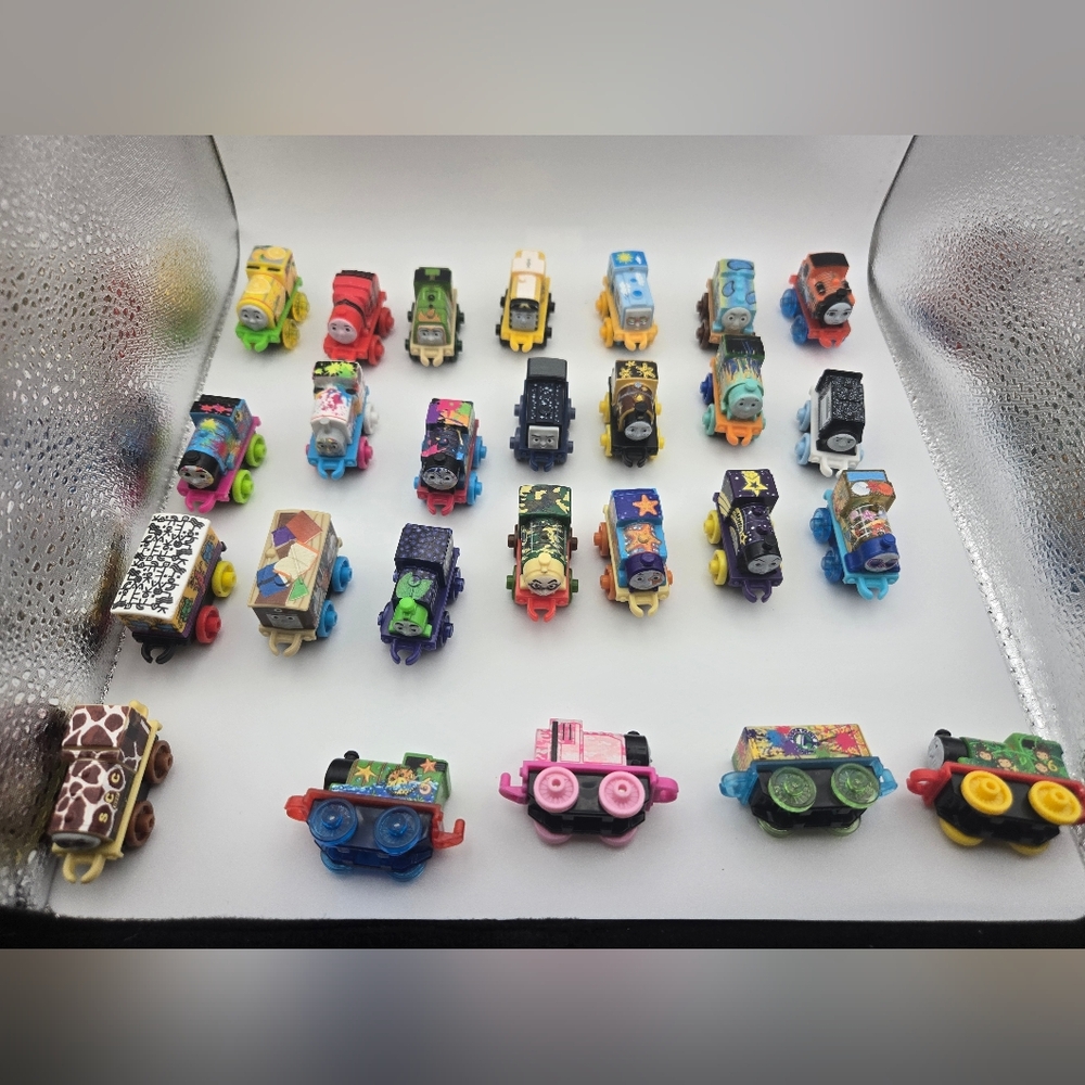 Colorful Miniature Train Toy Set - Picture 5 of 5